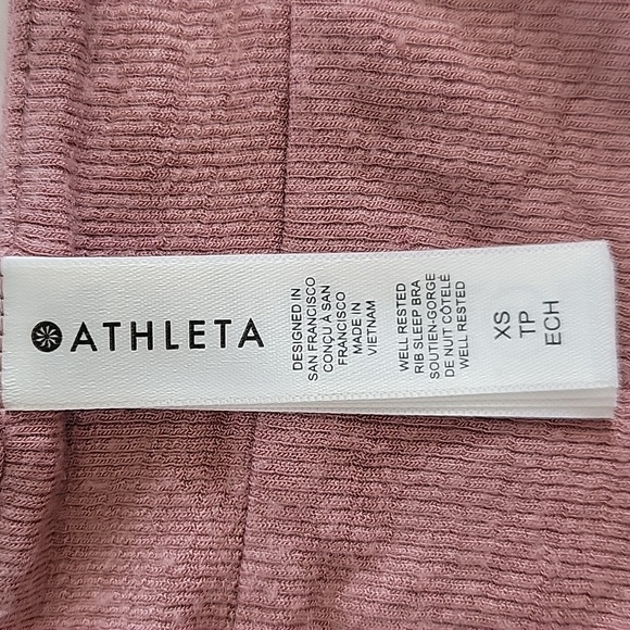 Athleta Well Rested Ribbed Knit Sleep Bra Size XS - Picture 5 of 5